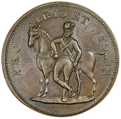 Hoxne and Hartsmere, Thomas Tallant, Pennies, 1795 (2), smooth edge, 20.53g/6h, rough edge, 20.09g/12h (both DH 6a;...