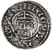 London, Pieres, pieres · on · lvnd., double half moon c and es, 1.23g/8h (SCBI 71a). Has been turned over in the...