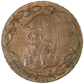Trysclwyn, Parys Mine Co, Prattent’s mule Halfpence (2), Wilson’s druid, revs. City of London arms, 8.62g/6h (DH...