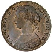 Victoria (1837-1901), 1860, dies Fd, lc wyon below truncation, leaf midribs raised, rev. lcw below shield, 9.34g/12h...