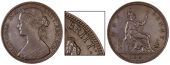 Victoria (1837-1901), 1861, dies Dd, similar, but second t in britt and 6 in date double-entered, 9.30g/12h (Gouby...