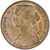 Victoria (1837-1901), 1861, dies Fd, lc wyon below truncation, leaf midribs raised, rev. similar, 9.35g/12h (Gouby...