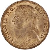 Victoria (1837-1901), 1887, dies Rr, 9.28g/12h (Gouby A; F 125 [Sale, lot 73]; Adams 291; BMC 1739; S 3954). Traces...