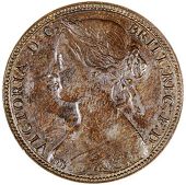 Victoria (1837-1901), 1860, dies Dd, o in one imperfect and n in one over sideways n, 9.29g/12h (Gouby K; F –...