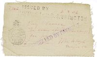 Upington Border Scouts, Ten Shillings, 1 March 1902, R142, signed by Major Birkbeck (Ineson 151; Pick S713b)....