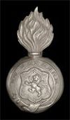 Aberdeenshire Artillery Volunteers 1st Administrative Brigade, a fine and rare plated white metal die-stamped...