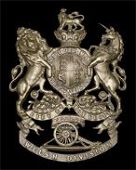 Militia Artillery Welsh Division, a very scarce officers’ copper gilt helmet plate c1882-89, the QVC Royal Arms...