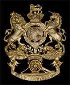 Kent Artillery Militia, a very fine and scarce officer’s copper gilt helmet plate c1889-1900, QVC Royal Arms,...