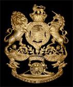 Western Division Militia Artillery, a very fine and rare officer’s copper gilt helmet plate 1882-89, QVC Royal...