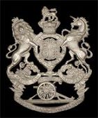 Volunteer Artillery Lancashire Division, a fine and very rare officer’s silver plated helmet plate 1882-91,...