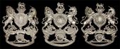 2nd Middlesex Artillery Volunteers, a fine and scarce officer’s silver plated QVC helmet plate 1878-1901, Royal...