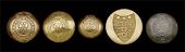 Buttons, Royal Artillery, a very fine large size officer’s flat gilt c1790-1801 (Litchfield r2) back mark...