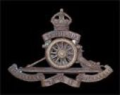 3rd Middlesex RGA Volunteers, a fine and rare officer’s service dress cast bronze cap badge 1902-08 (KK847), three...