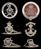 Royal Regiment of Artillery, ‘Q’ Battery 4th Brigade RA, an extremely fine and rare large size officer’s cast...
