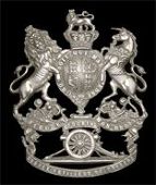 Volunteer Artillery, 4th Sussex Artillery Volunteers, a very rare other ranks white metal QVC helmet plate c1878-82,...