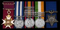 A Boer War C.B. group of five awarded to Lieutenant-Colonel F. A. B. Daly, Royal Army Medical Corps, Medical Officer...