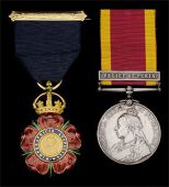A ‘Boxer Rebellion’ C.I.E. pair to Major J. J. C. Watson, Royal Army Medical Corps

The Most Eminent Order of...