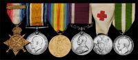 The rare ‘Messina Eathquake Medal ‘group of six to Warrant Officer Class 2 G. E. Gray, Royal Army Medical...