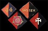 44th LAA Regt, 58th (Sussex) Field Regt, 136th Field Regt (1st West Lancashire) TA, & 139th Field Regt (4th London)...