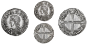 Æthelred II (978-1016), Penny, Long Cross type, Exeter, Wynsige, pynsige mΩ·o eaxe, 1.68g/3h (Brettell 132, same...