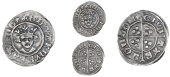 Edward III (1327-1377), Second coinage, Halfpenny, London, type 5, small face with hollowed eye-sockets, star after...