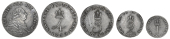 George III (1760-1820), Pre-1816 issues, Maundy set, 1792 (ESC 2419; S 3763) [4]. Very fine, larger denominations...