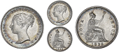Victoria (1837-1901), Britannia Groat, 1838 (ESC 1930; S 3913). Brilliant mint state, most attractive peripheral...