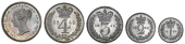 Victoria (1837-1901), Maundy set, 1849 (ESC 2459; S 3916) [4]. Brilliant mint state (£150-200)