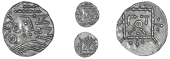 Early Anglo-Saxon Period, Secondary series R4, Sceatta, radiate head right with no neck, epa in front, ovv behind,...
