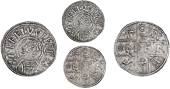 Æthelwulf (839-858), Penny, Phase IV, Canterbury, Æthelnoth, edelnod moneta on and in angles of large voided...