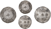 Edward the Elder (899-924), Penny, Two Line type [HT 1], Torhtelm, torhtelm m¯o divided by three crosses, trefoil...