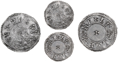 Eadred (946-955), Penny, Bust Crowned type, no mint name, Brainic, brainic monc, 1.16g/6h (CTCE 237 [= SCBI BM 696,...