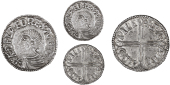 Æthelred II (978-1016), Penny, Long Cross type, Wilton, Sæwine, sæpine mΩo pilt, 1.72g/3h (FEJ 904, SCBI...