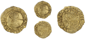 James I (1603-1625), Second coinage, Halfcrown, mm. tun, fifth bust, 1.20g/9h (SCBI Schneider 75; N 2095; S 2631)....