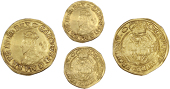 Charles I (1625-1649), Tower mint, Crown, Gp D, mm. tun, bust 5, no inner circle on obv., 2.19g/9h (cf. SCBI...