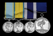 Four: Captain of the Quarter Deck John Bate, Royal Navy

Crimea 1854-56, no clasp; Baltic 1854-55, unnamed; Royal...