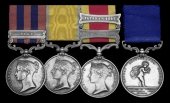 Four: Admiral Sir Nathaniel Bowden Smith, Royal Navy

India General Service 1854-95, 1 clasp, Pegu (Nathaniel B....