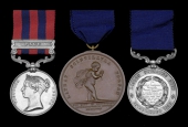Three: Able Seaman John Cashman, Royal Navy

India General Service 1854-95, 1 clasp, Pegu (John Cashman, A.B....