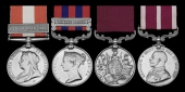 Four: Colour-Sergeant R. Thurlow, Rifle Brigade

Canada General Service 1866-70, 1 clasp, Fenian Raid 1866 (346...