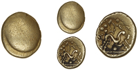 Gallo-Belgic issues, Stater, series E [Ambiani], similar, 5.95g (VA 54; S 11). Very fine (£200-250)
