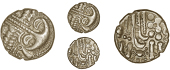 Early Uninscribed issues, Stater, British D [Cheriton type], degraded head of Apollo right, rev. tall horse left,...