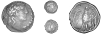 Atrebates and Regni, Tincomarus, Unit, similar, 1.18g/7h (BMC 880ff; VA 397; S 83). Good fine (£90-120)