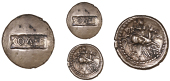 Atrebates and Regni, Verica, Stater, com f on tablet, rev. lancer right, vir behind, rex below, 5.28g/2h (BMC...