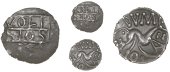 Corieltauvi, Volisios Dvmnocoveros, Unit, wreath, volisios between three lines, rev. horse left, pellet behind,...
