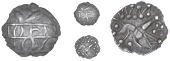 Corieltauvi, Volisios Dvmnovellaunos, Half-Unit, wreath, tolisios between three lines, rev. horse right, dvm above,...