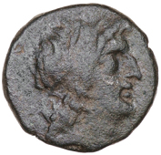Nabatæan Kingdom, Nabatæan Kingdom, ARETAS III (84-71), Æ, diademed bust right, rev. Tyche seated left, holding...