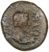 Roman Empire, Roman Empire, TIBERIUS (14-37), Æ, yr. 335 [23/4], laureate bust right, rev. kerykeion, 6.80g/12h...