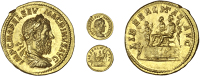 Macrinus (217-218), Macrinus (217-218), Aureus, c. 218, IMP C M OPEL SEV MACRINVS AVG, laureate, draped and...