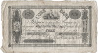 Co Cork, Cork, Cork Bank, One Pound Five Shillings British Sterling, 1 December 1825, no. 1627, for Charles Henry...