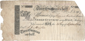 Co Cork, Cork, Denis Moylan, Three Guineas & Half [Three Pounds, Nineteen Shillings and Seven Pence], 30 September...